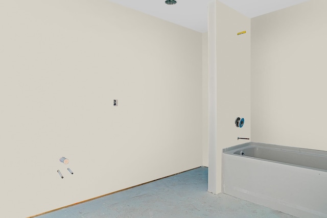 2145 Cason Ln, Murfreesboro, TN 37128 - bathroom with concrete flooring and a garden tub