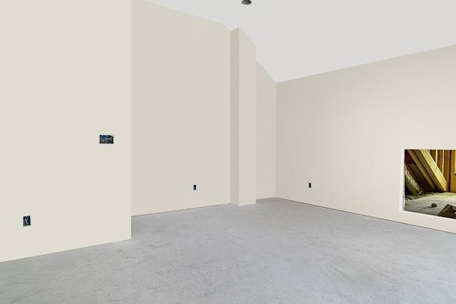 2145 Cason Ln, Murfreesboro, TN 37128 - unfurnished room featuring concrete flooring and vaulted ceiling