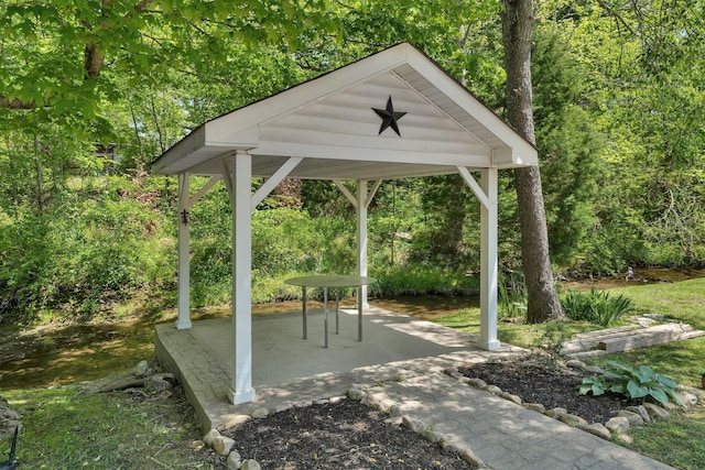 1012 Carrs Creek Blvd, Greenbrier, TN 37073 - view of patio with a gazebo