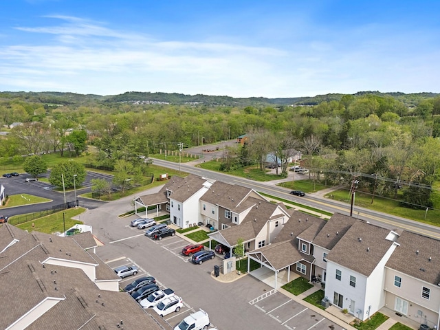 4325 Ashland City Hwy Unit 8, Nashville, TN 37218 - bird's eye view with a residential view and a wooded view