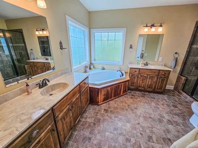 2971 Ownby Rd, Lewisburg, TN 37091 - full bathroom with a sink and a stall shower