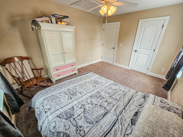 2971 Ownby Rd, Lewisburg, TN 37091 - carpeted bedroom with baseboards and a ceiling fan