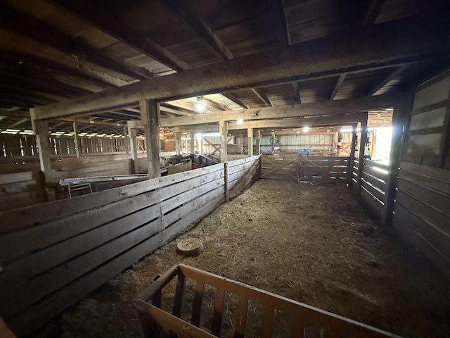 view of stable
