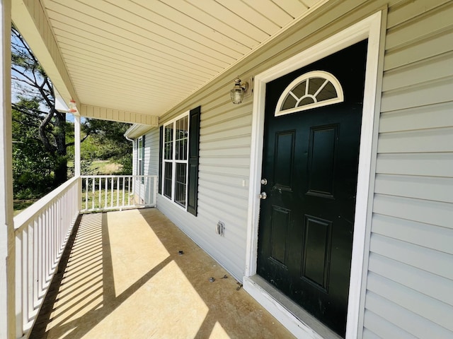 436 White Rd, Leoma, TN 38468 - doorway to property featuring a porch