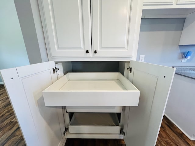 436 White Rd, Leoma, TN 38468 - details with baseboards and wood finished floors