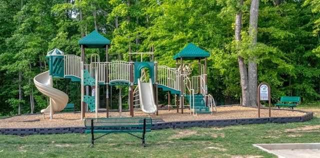 view of play area