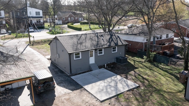 birds eye view of property featuring a residential view