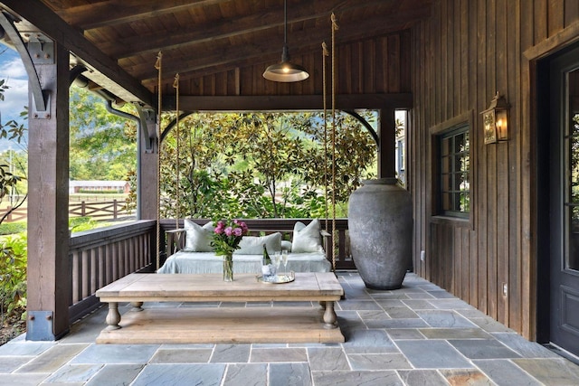 5715 Greenbrier Rd, Franklin, TN 37064 - view of patio / terrace featuring a porch and outdoor lounge area
