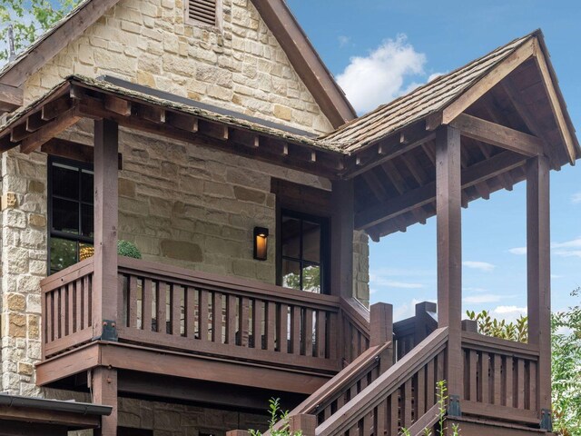 5715 Greenbrier Rd, Franklin, TN 37064 - view of wooden terrace