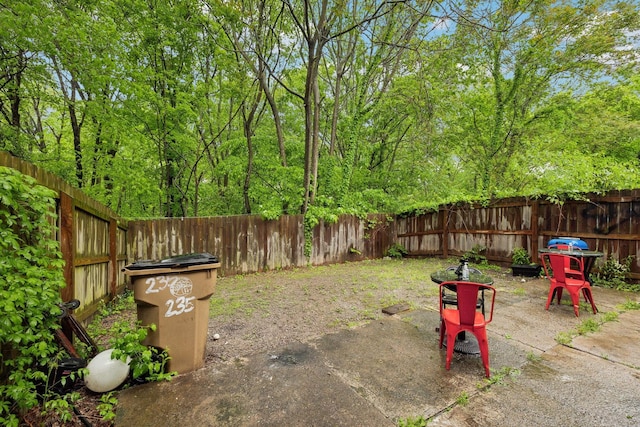 235 Brevard Ct, Nashville, TN 37211 - view of yard with a fenced backyard and a patio area