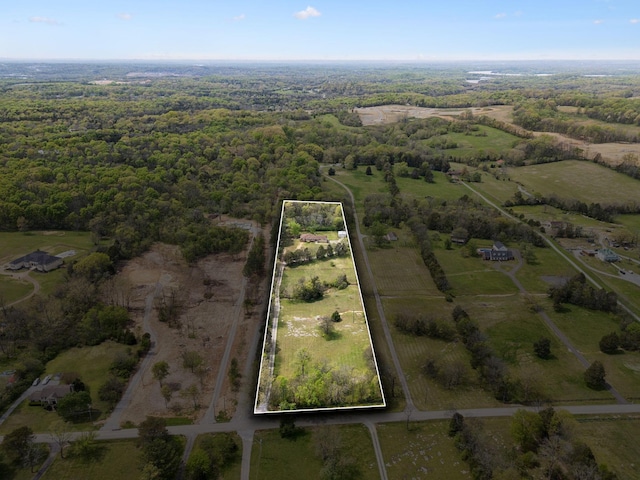 921 Cooks Rd, Mount Juliet, TN 37122 - drone / aerial view with a wooded view and a rural view