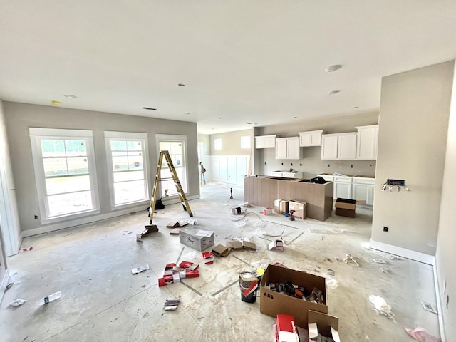 view of unfurnished living room