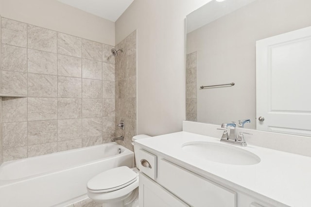 7205 Lake Rd, Fairview, TN 37062 - bathroom with toilet, bathtub / shower combination, and vanity