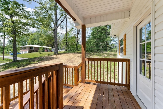 795 Lowery Ln, Mcminnville, TN 37110 - view of wooden terrace