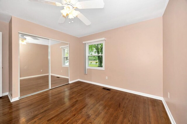 401 Longview St, Athens, AL 35611 - unfurnished bedroom with visible vents, baseboards, and wood finished floors