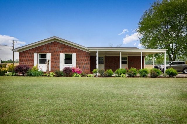 401 Longview St, Athens, AL 35611 - ranch-style home featuring brick siding and a front yard