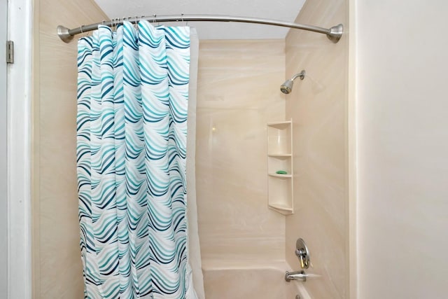 401 Longview St, Athens, AL 35611 - bathroom with shower / bathtub combination with curtain