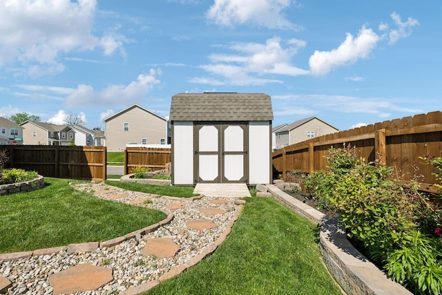 1010 Baltusrol Ln, Lebanon, TN 37087 - view of shed with a residential view and a fenced backyard
