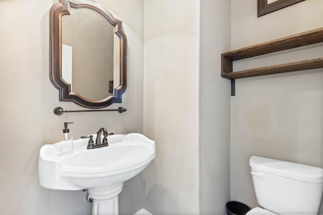 bathroom with toilet