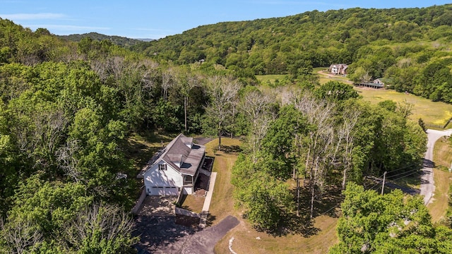 1780 Warren Hollow Rd, Nolensville, TN 37135 - aerial view of property and surrounding area with a heavily wooded area
