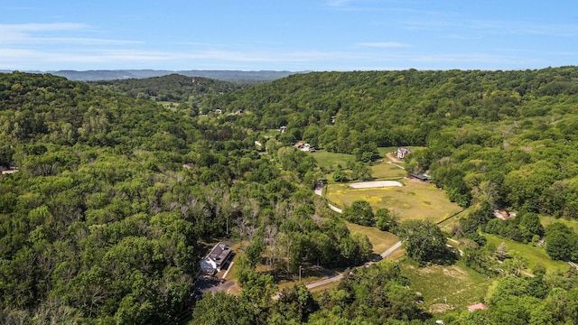1780 Warren Hollow Rd, Nolensville, TN 37135 - aerial view of property and surrounding area featuring a forest