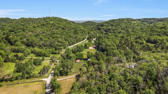 1780 Warren Hollow Rd, Nolensville, TN 37135 - aerial view of property and surrounding area with a heavily wooded area
