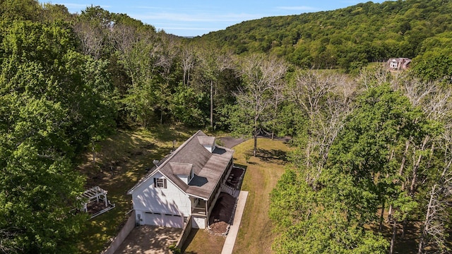 1780 Warren Hollow Rd, Nolensville, TN 37135 - view from above of property with a forest