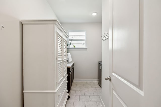 4015 John Marsh Rd, Spring Hill, TN 37174 - washroom with baseboards, laundry area, and recessed lighting