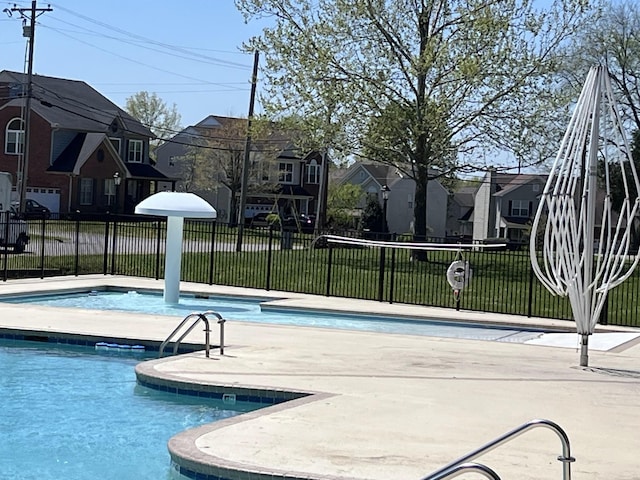 2510 Port Kembla Dr, Mount Juliet, TN 37122 - pool featuring a lawn, fence, and a residential view