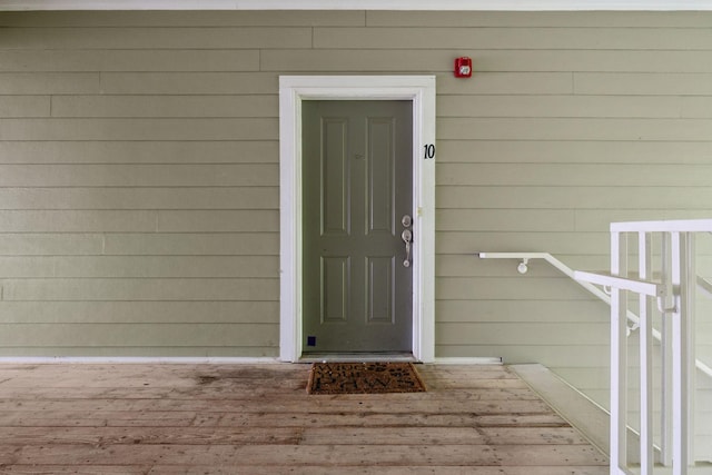 view of entrance to property
