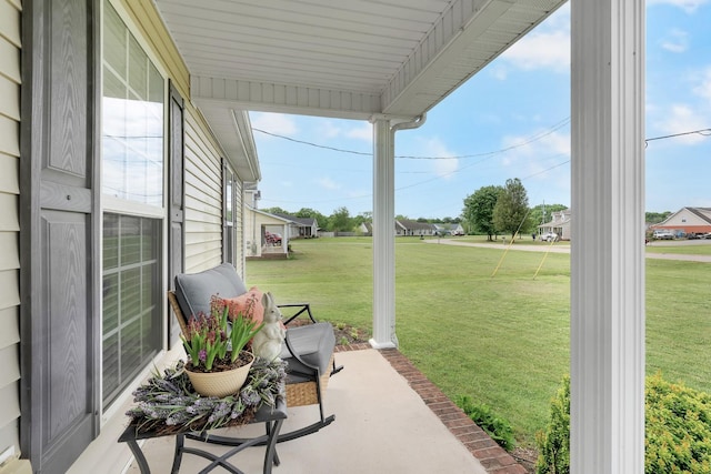 110 Broomsage Cir, Unionville, TN 37180 - view of patio with a porch