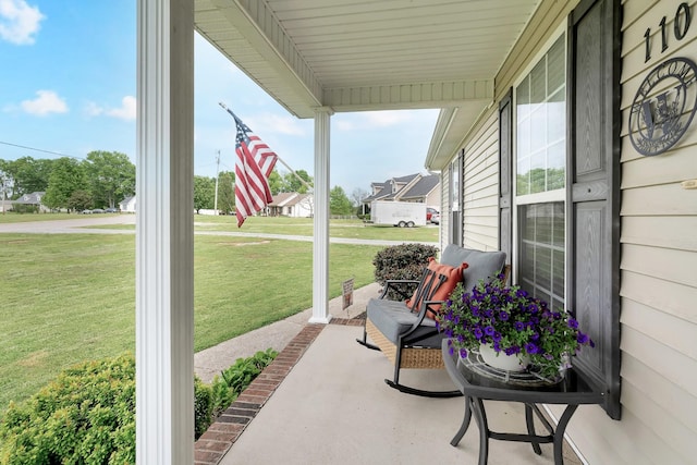 110 Broomsage Cir, Unionville, TN 37180 - view of patio featuring a porch