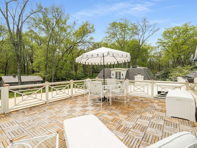 305 Davidson Rd, Nashville, TN 37205 - deck featuring outdoor dining area