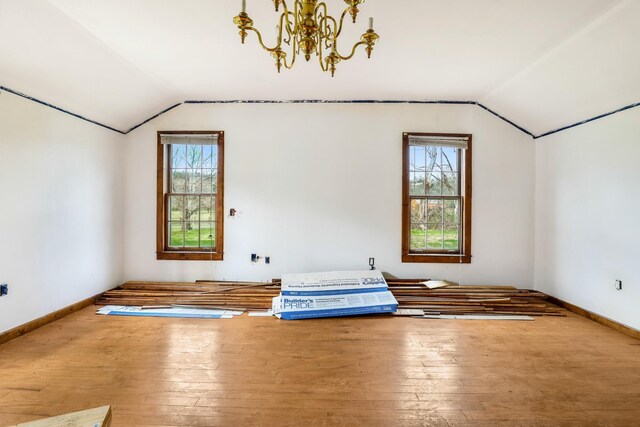 5506 Lickton Pike, Goodlettsville, TN 37072 - bonus room with a healthy amount of sunlight, vaulted ceiling, and a chandelier