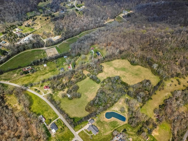 5506 Lickton Pike, Goodlettsville, TN 37072 - birds eye view of property featuring a forest view