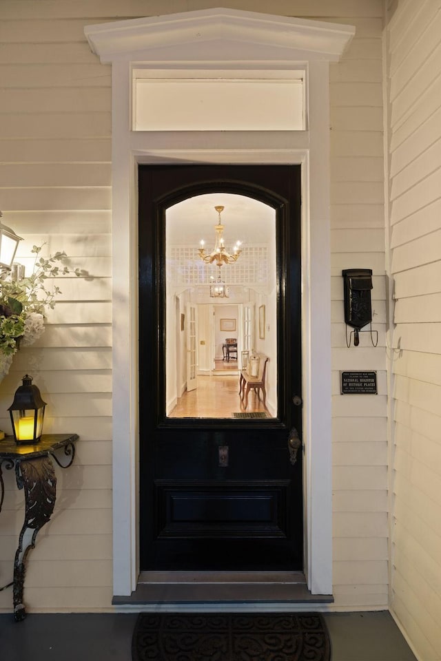 view of entrance to property