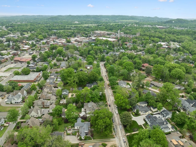 bird's eye view featuring a residential view