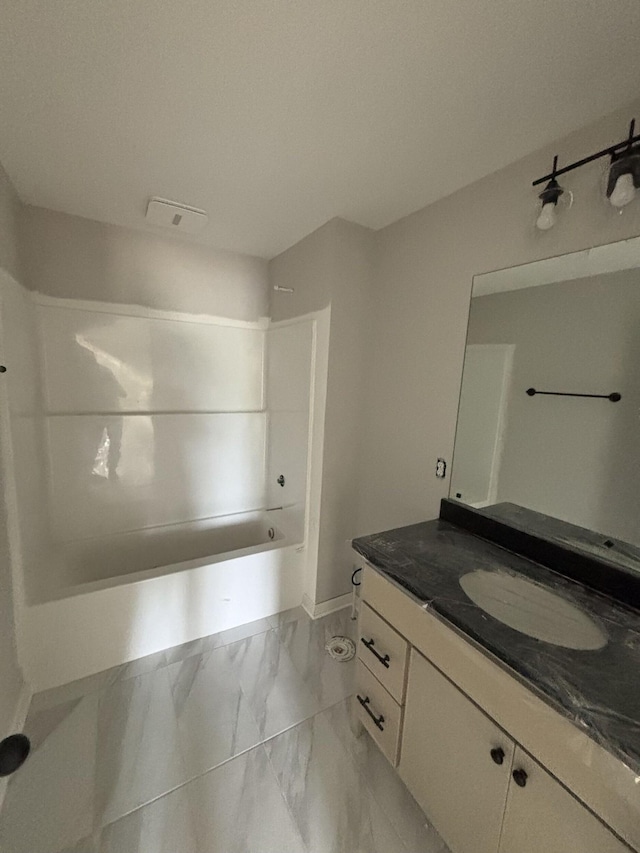 0 Short Mountain Rd, Woodbury, TN 37190 - full bathroom with vanity, shower / tub combination, and marble finish floor