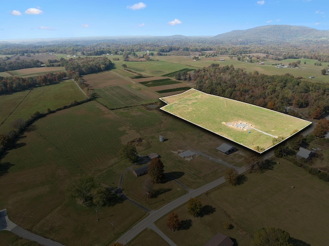 0 Short Mountain Rd, Woodbury, TN 37190 - bird's eye view with a mountain view and a rural view