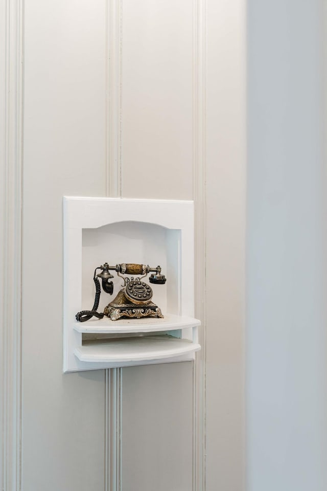 view of room details