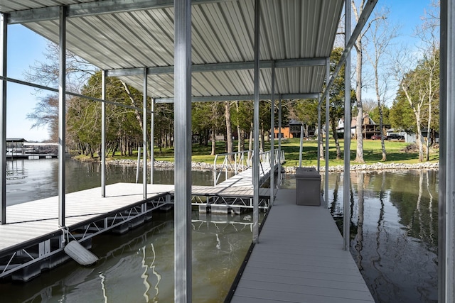 2025 Sanford Dr, Mount Juliet, TN 37122 - dock area with a water view