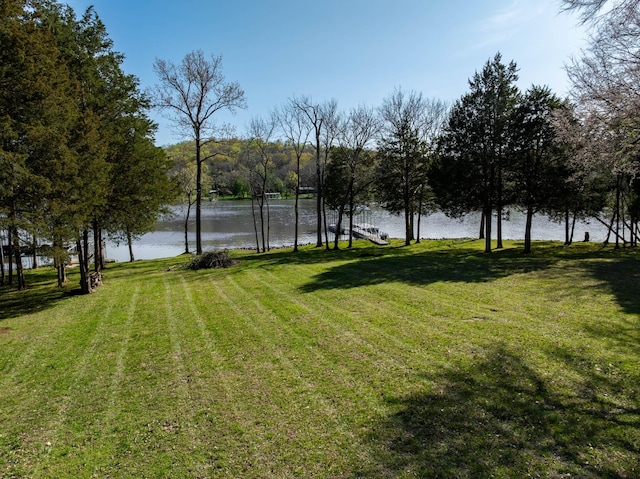 2025 Sanford Dr, Mount Juliet, TN 37122 - view of yard featuring a water view