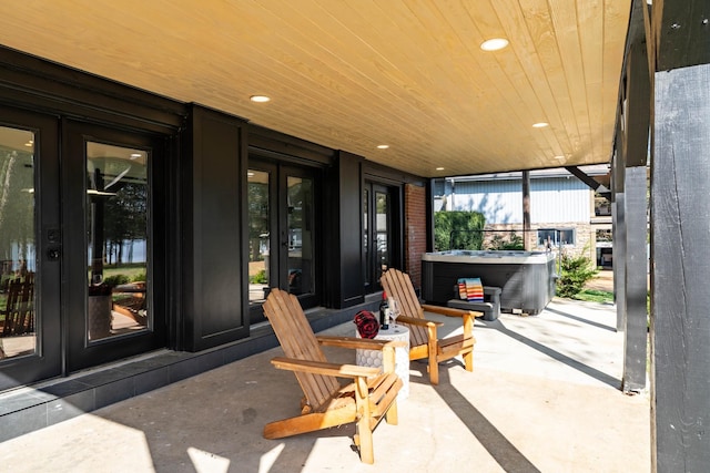 2025 Sanford Dr, Mount Juliet, TN 37122 - view of patio / terrace featuring french doors
