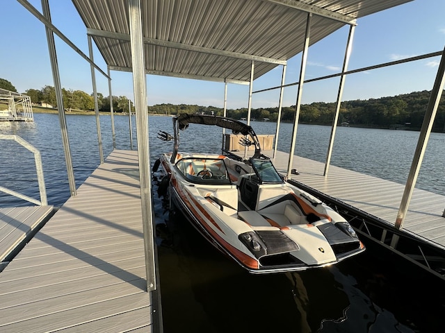 2025 Sanford Dr, Mount Juliet, TN 37122 - dock area with a water view