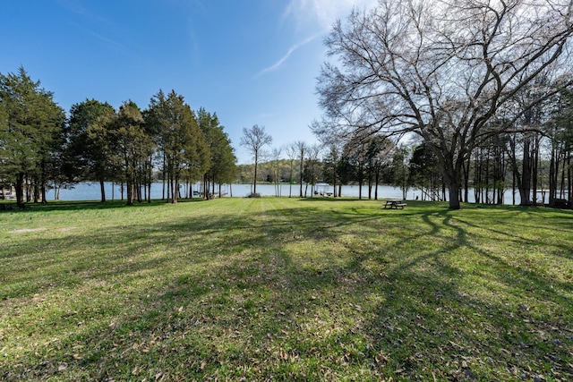2025 Sanford Dr, Mount Juliet, TN 37122 - view of yard featuring a water view