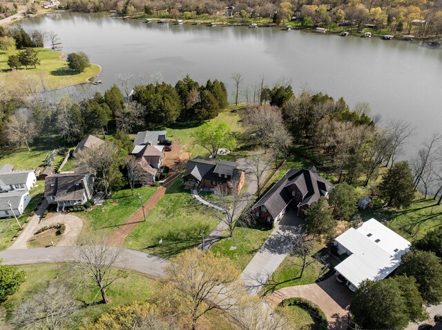 2025 Sanford Dr, Mount Juliet, TN 37122 - aerial view with a water view and a residential view