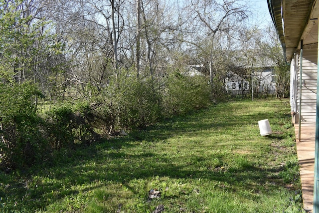 view of yard