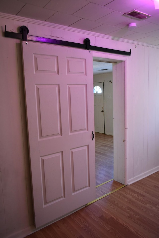 closet featuring visible vents