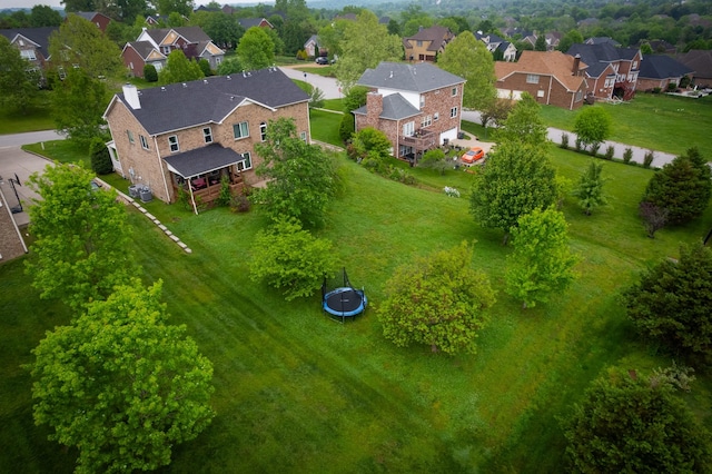 9657 Brass Valley Dr, Brentwood, TN 37027 - drone / aerial view featuring a residential view