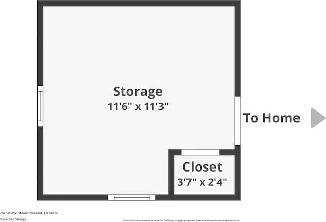 702 1st Ave, Mount Pleasant, TN 38474 - view of layout